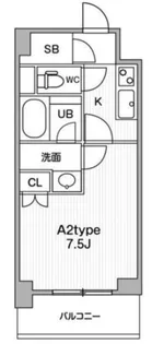 JMFResidence町田【5階】の間取り