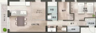 リノフラッツJOY【2階】の間取り