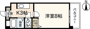 アヴニール ドゥ【2階】の間取り