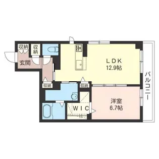 ガナール【1階】の間取り