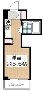 プリンセスコート赤堤【1階】の間取り