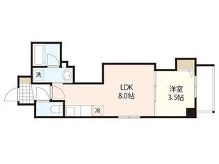 月光住吉町【5階】の間取り
