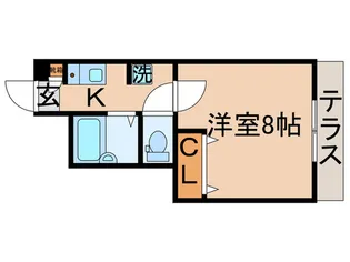 メインシティガーデンセリーゼ【1階】の間取り