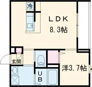 robot home 小菅【1階】の間取り