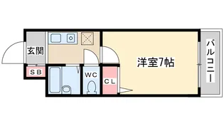 ノルデンハイム淡路【2階】の間取り