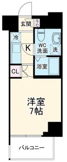 ラフィスタ伊勢佐木長者町駅前イースト【11階】の間取り