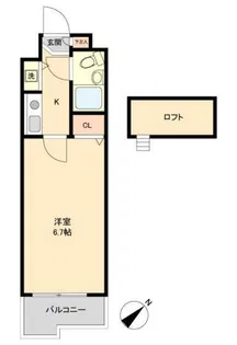 ジョイフル相模原【3階】の間取り