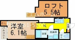 Felice Malva Takabata(フェリーチェマルヴァタカバ【2階】の間取り