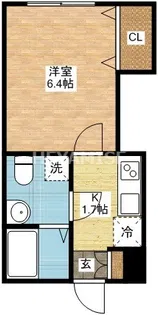 アミティ西坂【2階】の間取り
