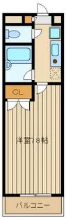 フォン・ブラウン【1階】の間取り