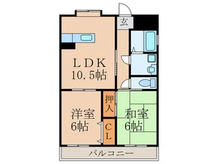 コーポYOSHI【2階】の間取り