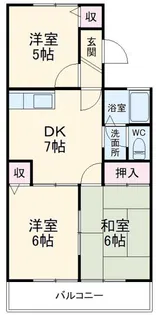 ガーデンホームズI【2階】の間取り
