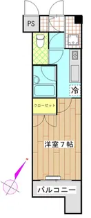 エトワール多摩川【1階】の間取り