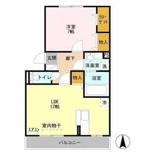 フェアリー・テール【2階】の間取り