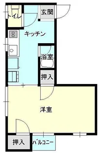 コーポ アイリス【3階】の間取り