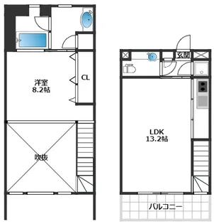 Link・F2の間取り