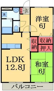メゾンリヴィエール【3階】の間取り