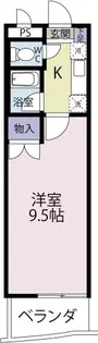 モルシェラ弐番館【1階】の間取り