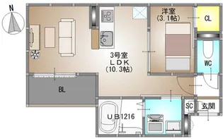 REGALEST ROIS【2階】の間取り