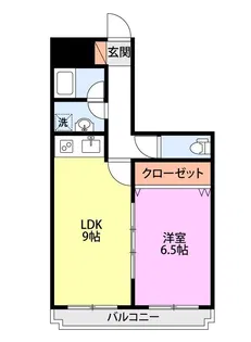 キングパレス【1階】の間取り