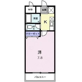 コンフォート富士III【1階】の間取り