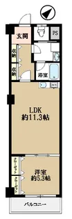 ニュー外苑ハイツ【3階】の間取り