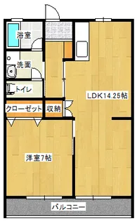 ハイツモア【2階】の間取り