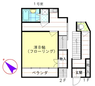 石井方【2階】の間取り