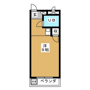 ヴィラ・シャルダン【4階】の間取り