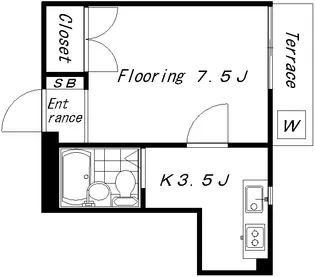 戸張ハウス【1階】の間取り