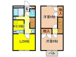 レオパレス高安の間取り
