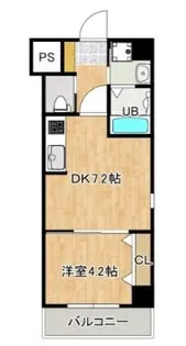 Welsh.Sビル7【8階】の間取り