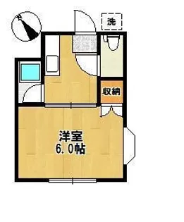ガーデンハイツ【2階】の間取り