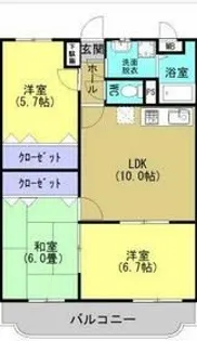 ユーミーアグリ・SII【3階】の間取り