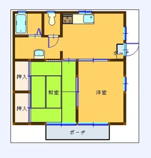 フレグランスS【2階】の間取り