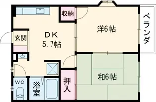 リベルテ白石 A棟【1階】の間取り