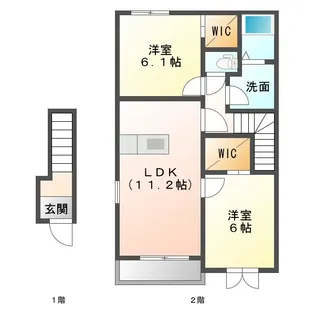 セリーヌ【2階】の間取り