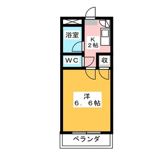 アーバン徳兵衛【2階】の間取り