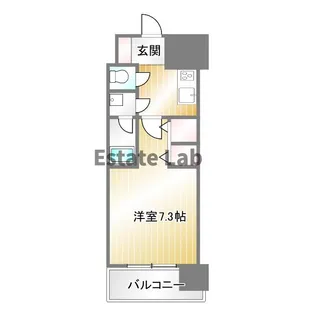 スプランディッド神戸北野【8階】の間取り