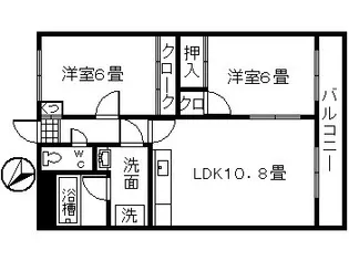プライムユー【1階】の間取り