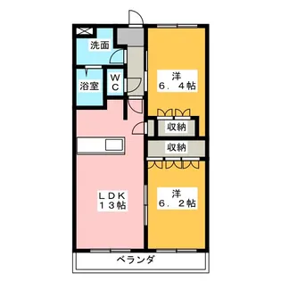 フルスパッセンC【2階】の間取り