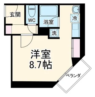 レジデンス シェーンブルン【1階】の間取り