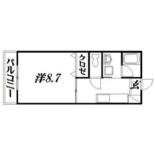 静岡県浜松市中央区曳馬5【アパート】の間取り