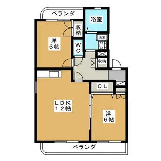 Noble Hills【2階】の間取り