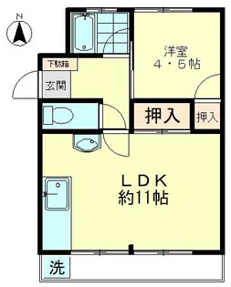 白い家【1階】の間取り