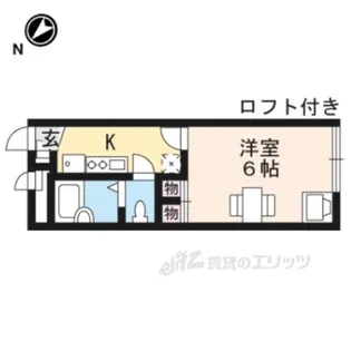 レオパレスBESTBIRD【2階】の間取り