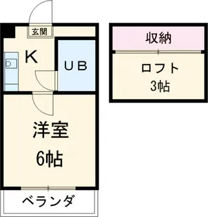 プラザ・ドゥ・ラドー【1階】の間取り