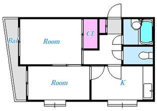 東京都東村山市久米川町4【マンション】の間取り