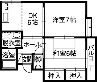カーザベルジ【1階】の間取り