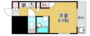ロマネスク姫島【3階】の間取り